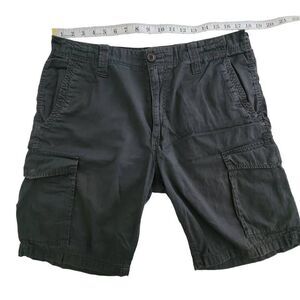 American Rag Blue 100% Cotton Cargo Shorts Size 34